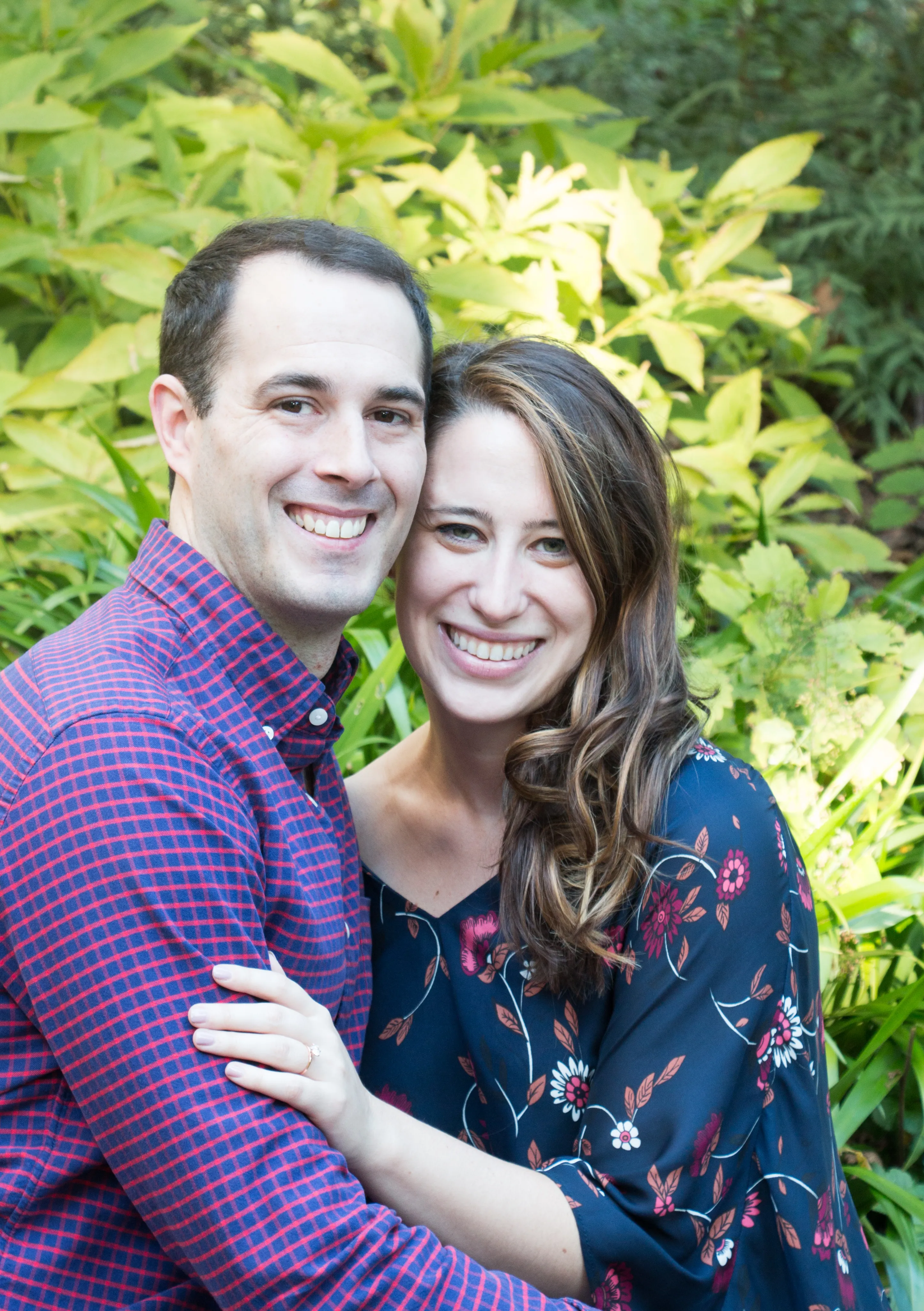 Louise and Ian during an engagement session